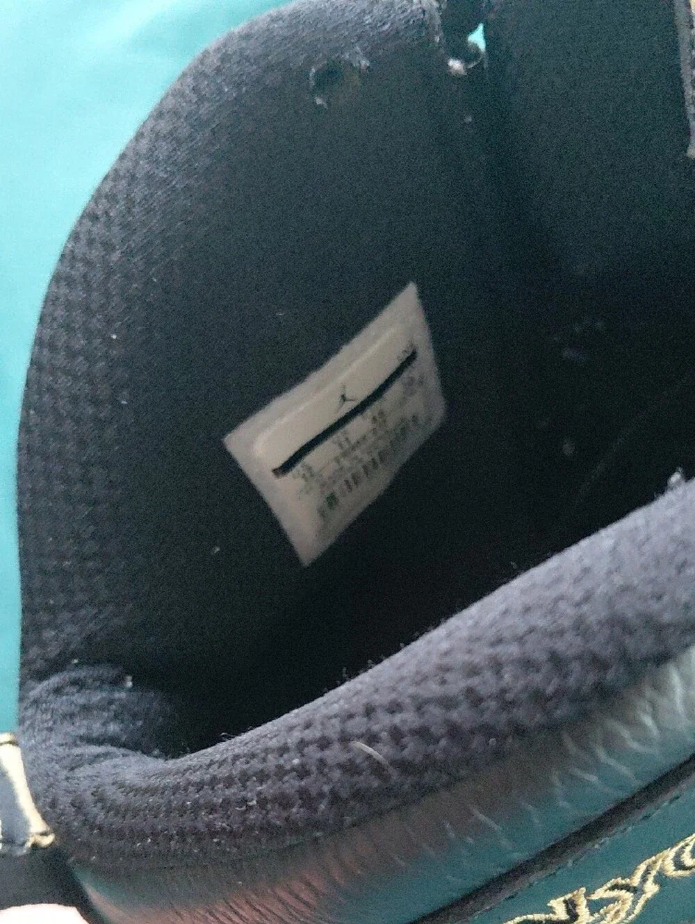 Jordan Black High-Top NYC Embroidered Sneakers